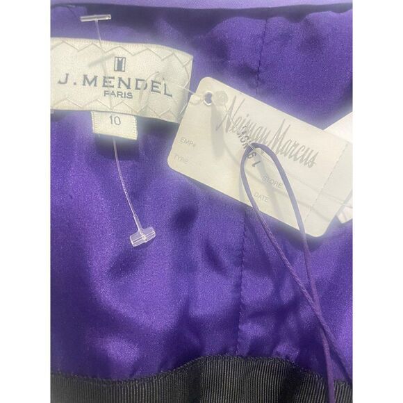J. Mendel Violet Purple Silk Bustier Strapless Dress NWT 10 Fits 6 8 $696 - Picture 5 of 8